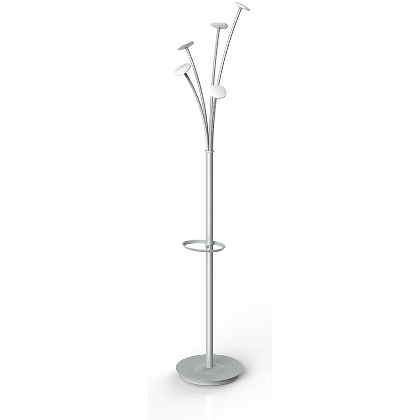 Alba Festival Coat Stand White - ABS Plastic, Steel, Metal - 1 Each (PMFESTBC)