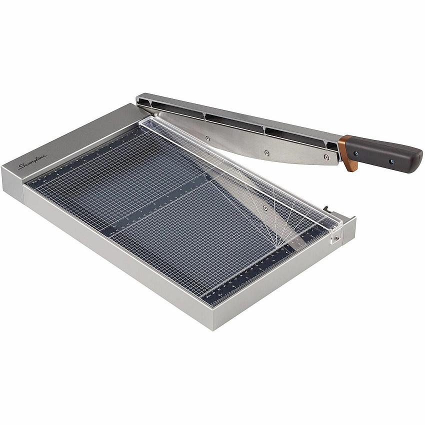 Swingline ClassicCut Bypass Trimmer 25 Sheet Cutting Capacity - 12" Cutting Length - Wood - Gray - 1 Each (10006)