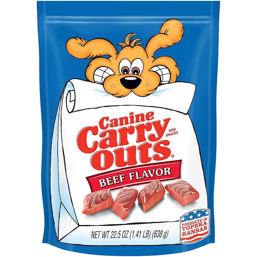 Canine Carryouts Beef Flavor Chewy Dog Treats For Dog - Chewy - Beef Flavor - 1.41 lb (52023)