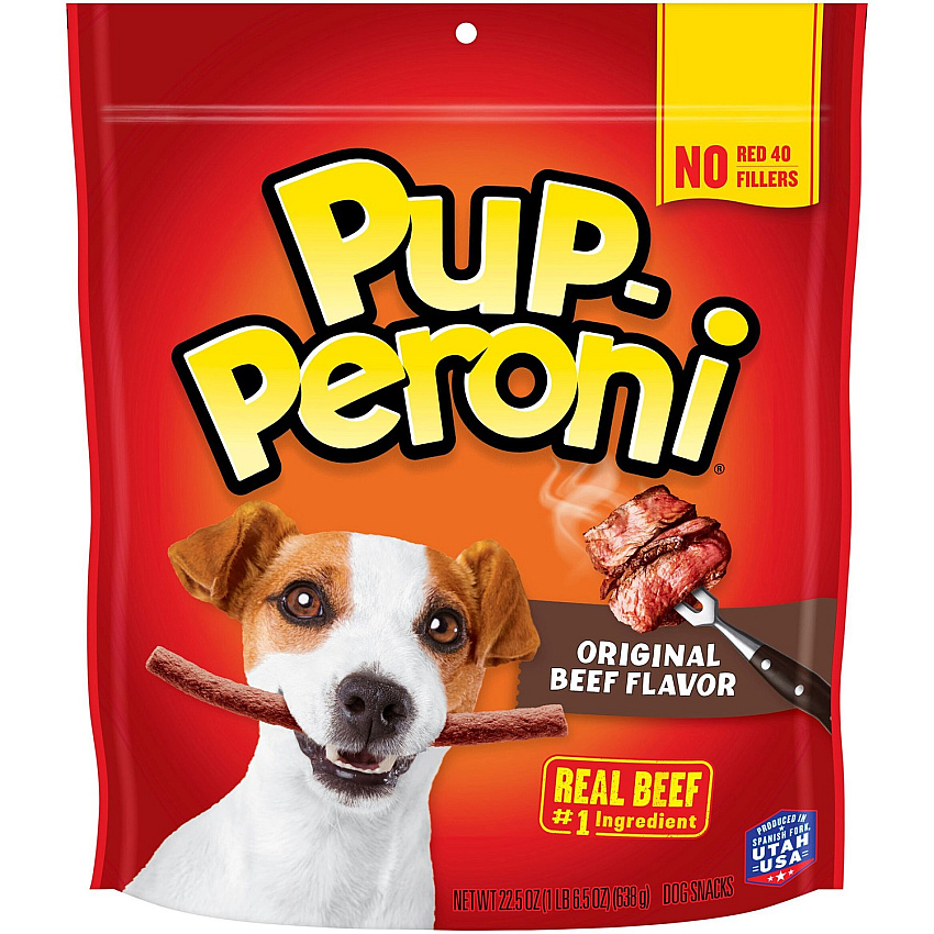 Pup-Peroni Dog Treats For Dog - Chewy - Beef Flavor - 1.41 lb (83630)