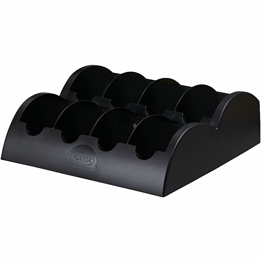 Flavia Freshpacks Small Merchandiser 80 x Drink - Drawer Size : 10" - 4.40" Height x 13.60" Width x 13" Depth - Sturdy, Compact, Recyclable - Black - Plastic - 1 Each (25200000)