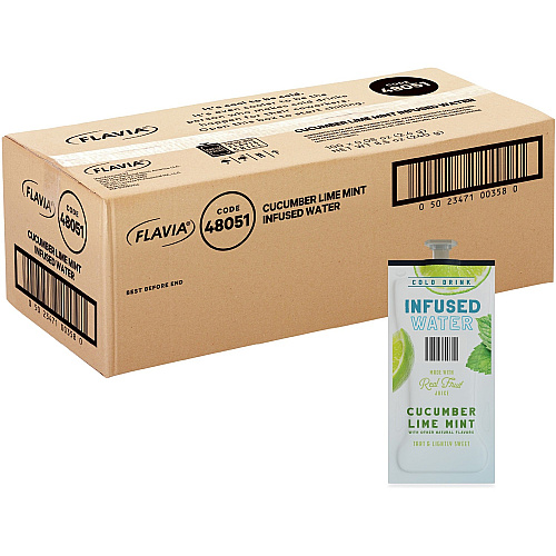 Flavia Cucumber Lime Mint Infused Water Freshpack Cucumber Lime Mint - 100 / Carton (48051)