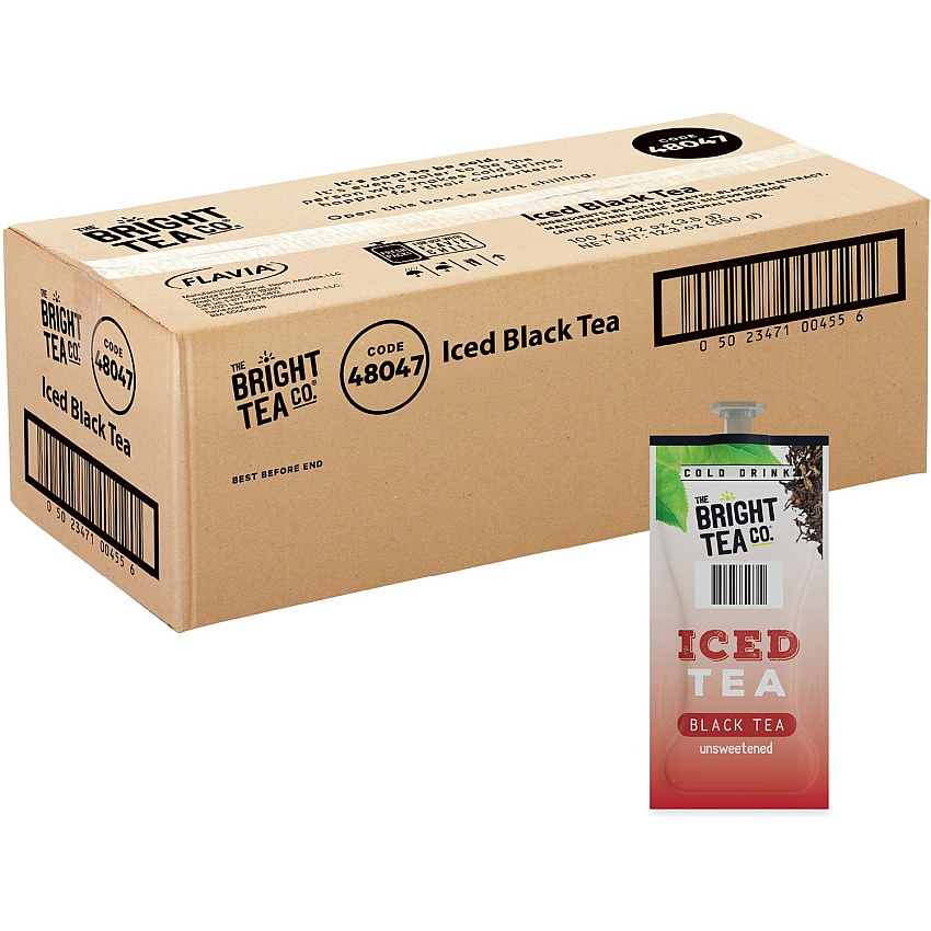 The Bright Tea Co. Unsweetened Iced Black Tea Freshpack (48047)