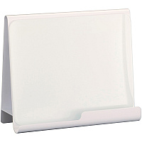 Safco Wave Whiteboard Holder 14.75" Height x 17" Width x 7" Depth - Desktop - Powder Coated - White (3220WH)