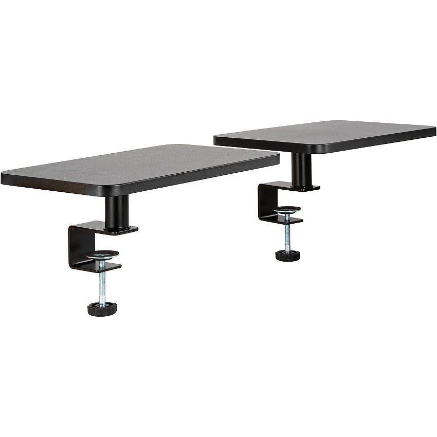 Allsop Ascend Monitor Stand 30 lb Load Capacity - 5.75" Height x 15" Width x 9.25" Depth - Desk, Freestanding - Metal, Wood - 2/Set (32457)