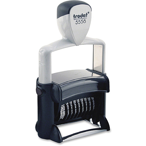 Trodat Professional Numberer Number Stamp - Black - Recycled - 1 Each (T5558)
