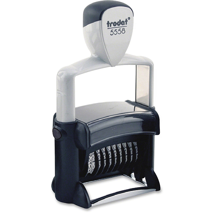 Trodat Professional Numberer Number Stamp - Black - Recycled - 1 Each (T5558)