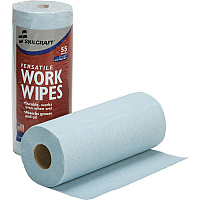 AbilityOne 7920016848963, SKILCRAFT Industrial Work Wipes, 10.4 x 11, Blue, 55 Wipes/Roll, 30 Rolls/Carton