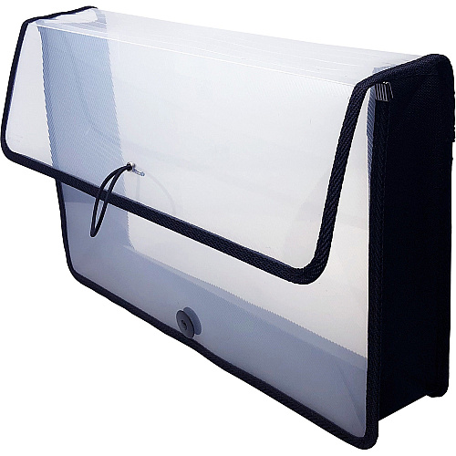 Lion EXPAND-N-FILE File Wallet 3" Folder Capacity - Clear - 1 Each (48170CR)