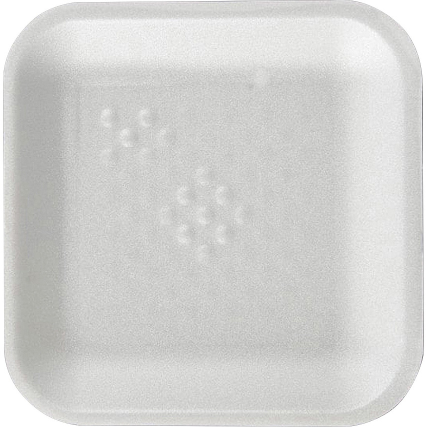 SEPG Genpak Supermarket Meat Trays Food, Meat - White - Foam Body - 1000 / Carton (068004)