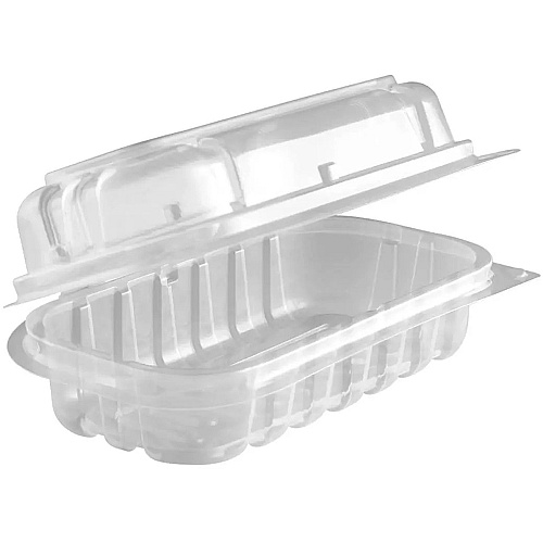 SEPG MicroRaves HD632 Hinged Container Storing - Clear - Polypropylene Body - 540 / Carton (002470)