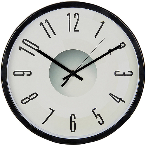Victory Light Heavy-duty Silent Wall Clock Black, Gray Case - Plastic (TC15071FE)