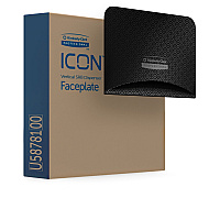 Kimberly-Clark Professional ICON Standard Roll Vertical Toilet Paper Dispenser Faceplate 4.3" x 6" x 1.5" - 1 Each (58781)