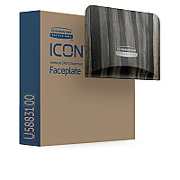 Kimberly-Clark Professional ICON Standard Roll Vertical Toilet Paper Dispenser Faceplate 4.3" x 6" x 1.5" - 1 Each (58831)