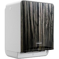 Kimberly-Clark Professional ICON Auto Roll Towel Dispenser Touchless Dispenser - 16.5" Height x 12.4" Width x 10.2" Depth - Ebony Woodgrain - Automatic, Hinged, Jam-free, Key Lock, Push Button, Long Lasting - 1 Each (58750)