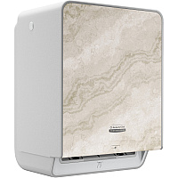 Kimberly-Clark Professional ICON Auto Roll Towel Dispenser Touchless Dispenser - 16.5" Height x 12.4" Width x 10.2" Depth - Warm Marble - Automatic, Hinged, Jam-free, Key Lock, Push Button, Long Lasting - 1 Each (58740)