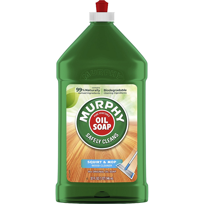 Murphy Squirt/Mop Floor Cleaner Ready-To-Use - 32 fl oz (1 quart) - 1 Each - Phosphate-free, Ammonia-free, Bleach-free - Tan (101151)