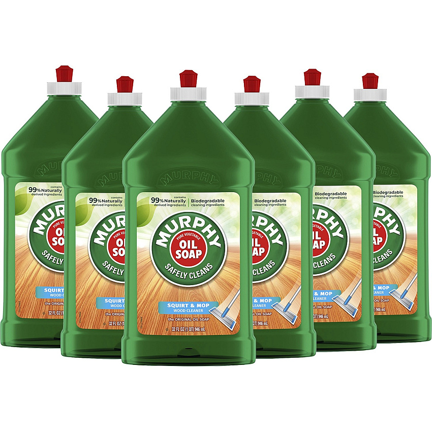 Murphy Squirt/Mop Floor Cleaner Ready-To-Use - 32 fl oz (1 quart) - 6 / Carton - Phosphate-free, Ammonia-free, Bleach-free - Tan (101151CT)