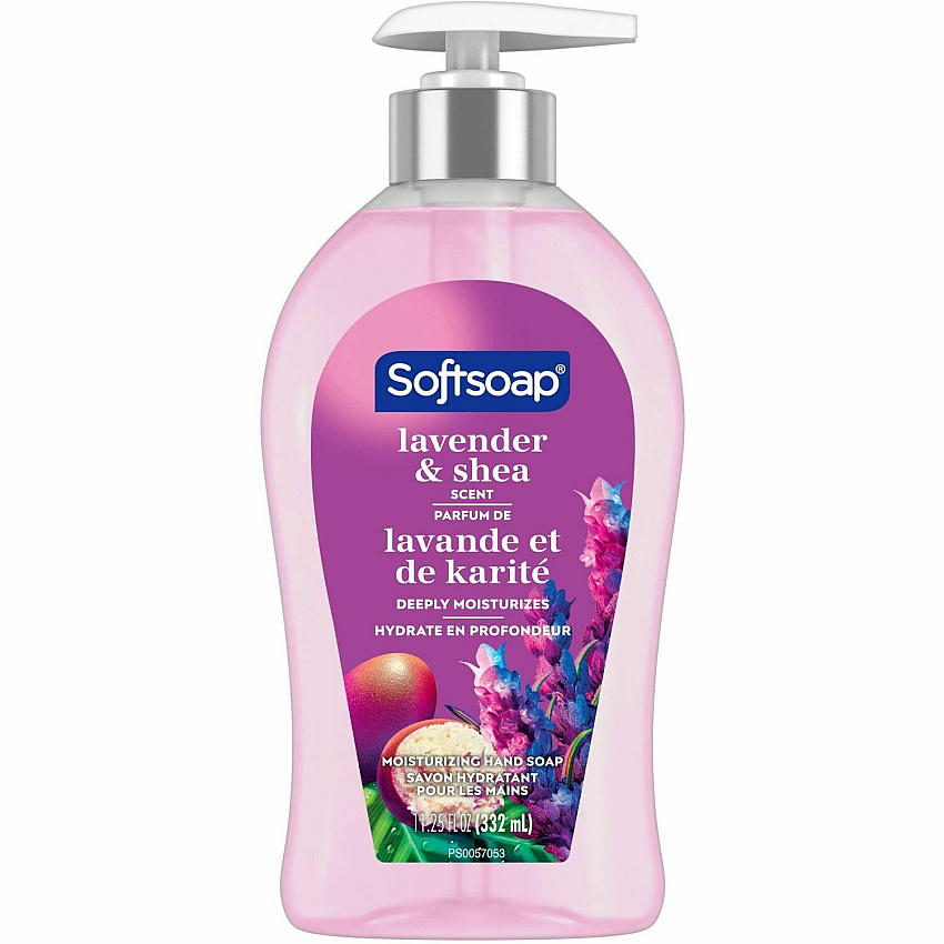 Softsoap Lavender Hand Soap Lavender & Shea Butter Scent - 11.25 fl oz - Pump Bottle Dispenser - Bacteria Remover, Dirt Remover - Hand, Skin - Moisturizing - Purple - Refillable, Recyclable, Paraben-free, Phthalate-free, Biodegradable - 1 Each (US07058A)