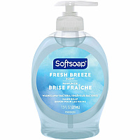 Softsoap Fresh Breeze Hand Soap Fresh Breeze Scent - 7.50 fl oz - Pump Bottle Dispenser - Dirt Remover, Bacteria Remover, Kill Germs - Hand, Skin - Moisturizing - Antibacterial - Blue - Rich Lather, Recyclable, Paraben-free, Phthalate-free, pH  (US04964A)