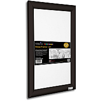 Seco Classic Snap Frame 27" x 41" Frame Size - Rectangle - Black - Aluminum - Black - 1 Each (SN2741BLACK)