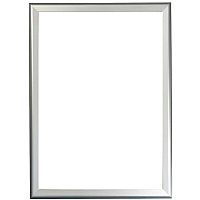 Seco Classic Snap Frame 36" x 48" Frame Size - Rectangle - Black - Aluminum - Silver - 1 Each (SN3648NEW)