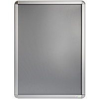 Seco Classic Snap Frame 24" x 36" Frame Size - Rectangle - Black - Dual-sided, Durable - Aluminum - Silver - 1 Each (SN2436ROUND)
