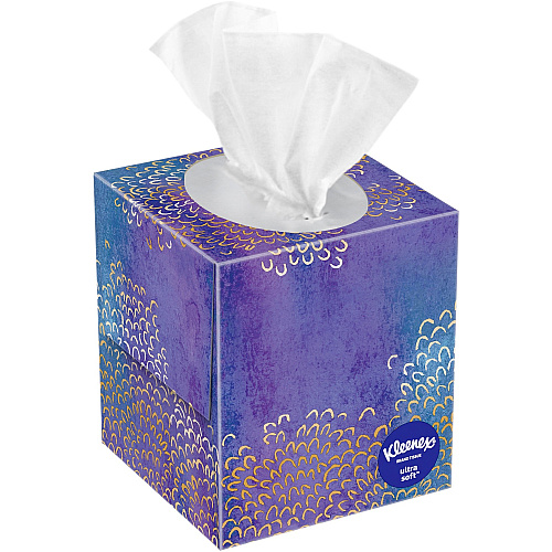 Kleenex Ultra Soft Tissues 3 Ply - WhiteBox - 65/Box - 27 / Carton (54277CT)