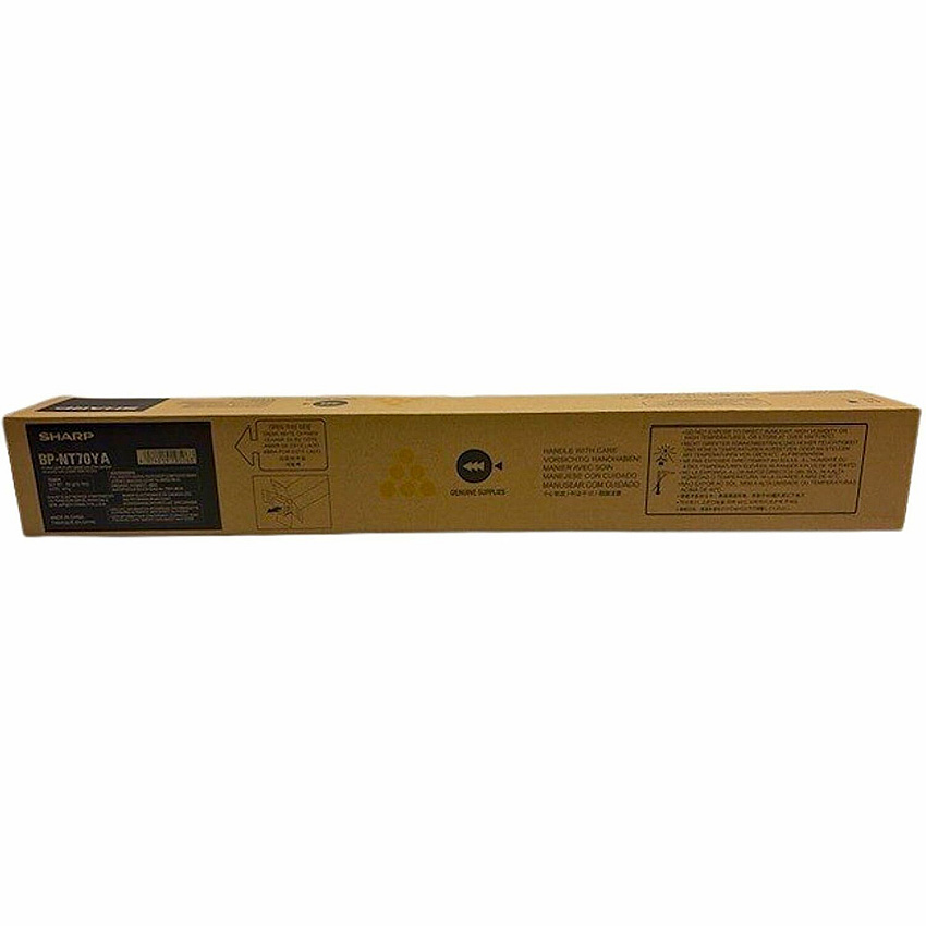 Sharp Original Laser Toner Cartridge - Yellow - 1 Each (BPNT70YA)