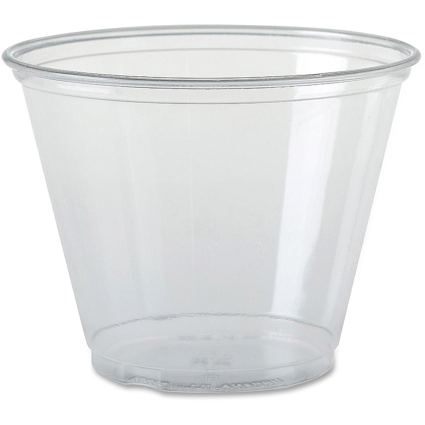 Solo Ultra Clear 9 oz Squat Cold Cups 9 fl oz - Clear - Plastic, Polyethylene Terephthalate (PET) - Cold Drink, Frozen Drinks, Iced Coffee, Beer, Smoothie - 50/Pack - 20 / Carton (TP9R)