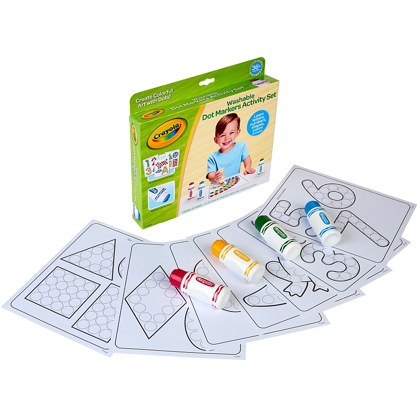 Crayola Washable Dot Marker Activity Set Multi - 1 Kit (811494)