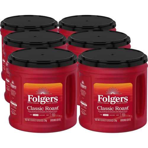 Folgers Classic Roast Ground Coffee (30407CT)