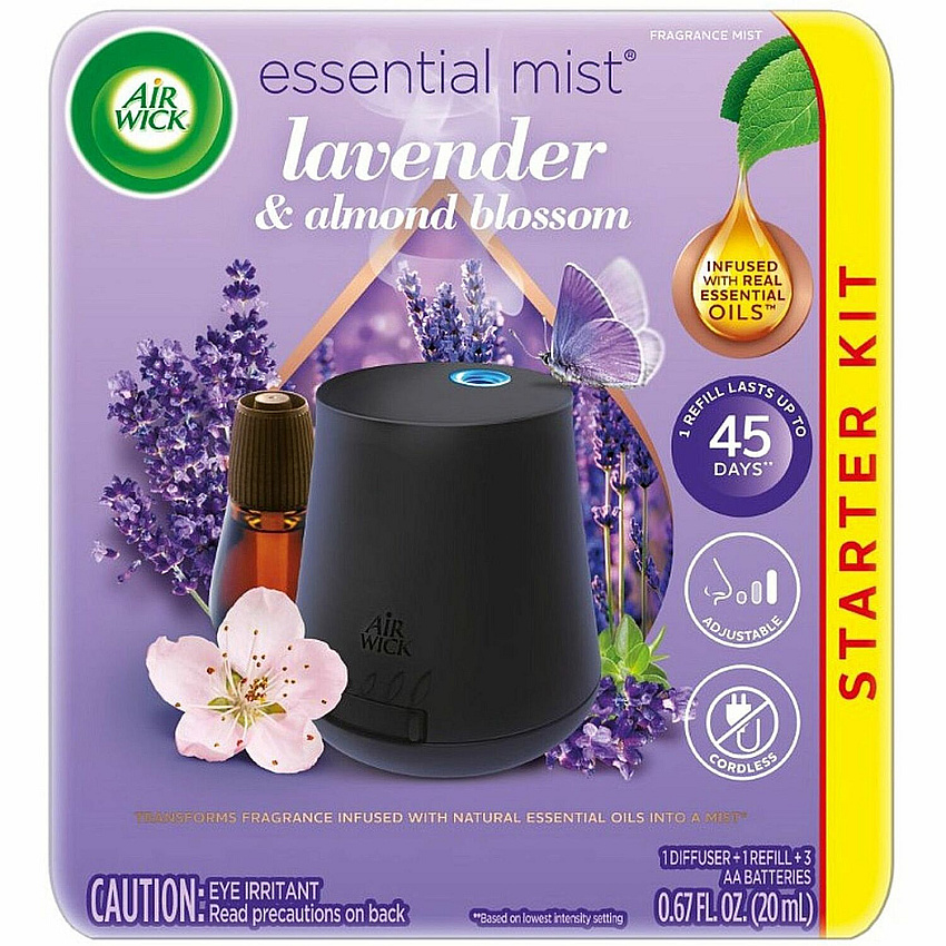 Air Wick Mist Scented Oil Diffuser Kit Black - 1 Kit (02034)