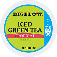 Bigelow&reg; Tropical Iced Green Tea K-Cup Compatible with Keurig Brewer - Green Tea - 22 / Box (2870)
