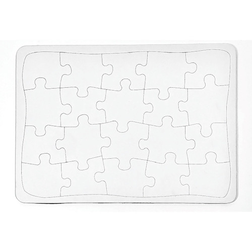 Ashley Blank White Puzzle (10719)