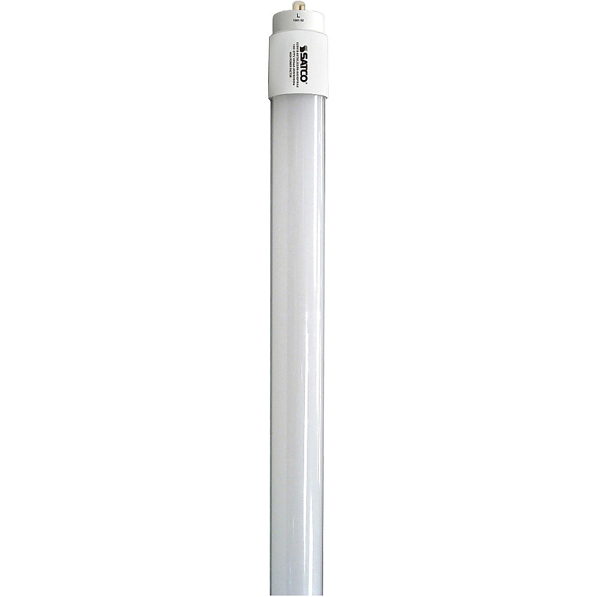 Satco 40 Watt T8 Led Tube Light 40 W - 120 V AC, 277 V AC - 5500 lm - Tubular - T8 Size - White - Cool White Light Color - Fa8 Base - 50000 Hour - 4000&deg;K Color Temperature - 210&deg; Beam Angle - Shatter Proof, Ballast-free - 10 / Carton (S29918)