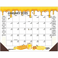 House of Doolittle Honeycomb Monthly Desk Pad Calendar (156)