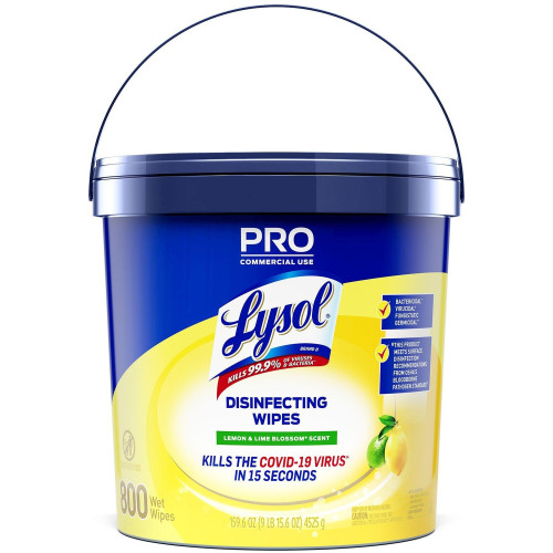 Reckitt Benckiser Disinfecting Wipe Bucket w/Wipes (99856)