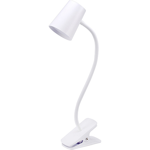 Bostitch Adjustable LED Clamp Light 5.20 W LED Bulb - Adjustable, Flexible Neck, Adjustable Head - Silicone - Desk Mountable, Wall Mountable - White - for Desk, Cubicle, Home, Office, Classroom, Communal Area (LED2103)
