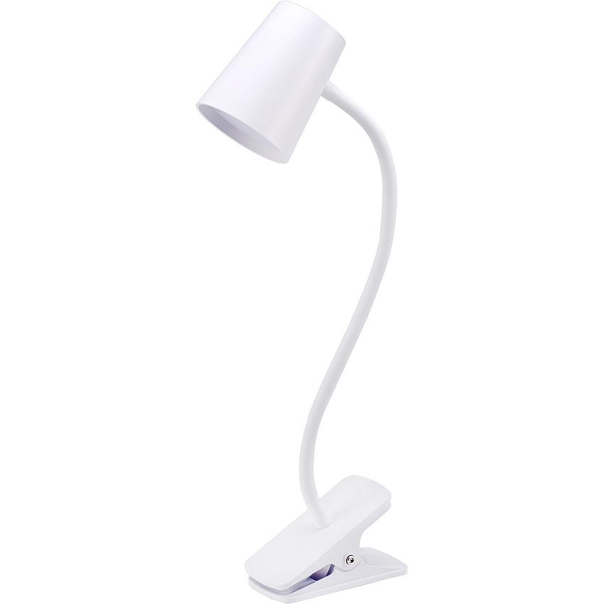 Bostitch Adjustable LED Clamp Light 5.20 W LED Bulb - Adjustable, Flexible Neck, Adjustable Head - Silicone - Desk Mountable, Wall Mountable - White - for Desk, Cubicle, Home, Office, Classroom, Communal Area (LED2103)
