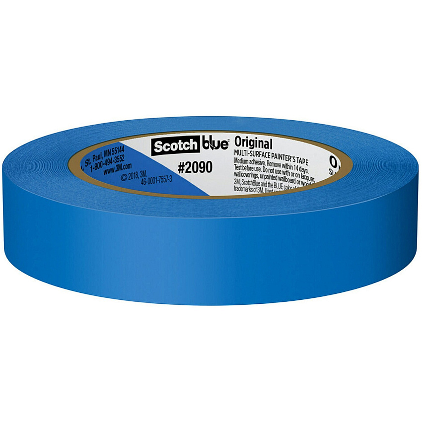 3M ScotchBlue Multi-Surface Painter's Tape 60 yd Length x 0.94" Width - Blue - 1 Roll (209024NC)