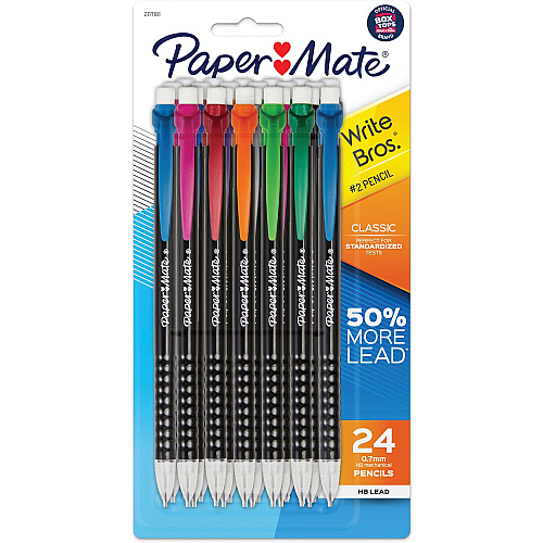 Paper Mate 0.7mm Mechanical Pencils 0.7 mm Lead - Assorted Barrel - 24 / Pack (2171181)