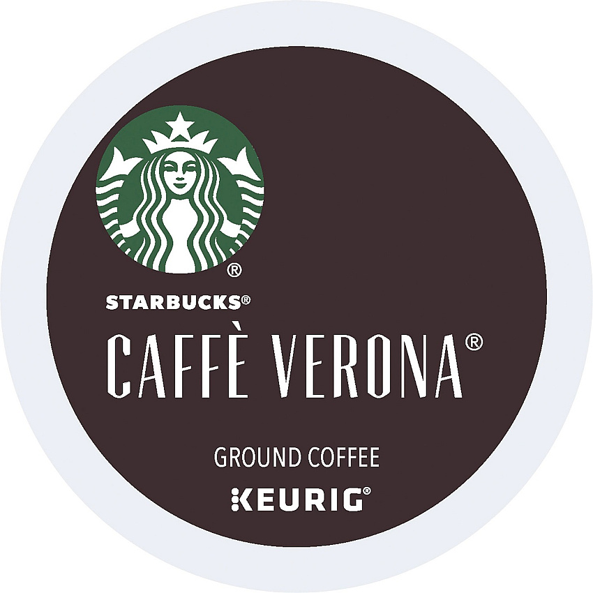 Starbucks&reg; K-Cup Caffe Verona Coffee Compatible with Keurig Brewer - K-Cup - Caffe Verona - 24/Box - 4 / Carton (12434951CT)