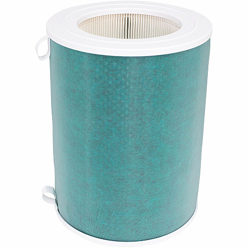 Fellowes AeraMax SE Combo Filter Activated Carbon, HEPA - Remove Allergens, Remove Pollen, Remove Dust, Remove Pet Dander, Remove Smoke - 100% Particle Removal Efficiency - 0.10 &micro;m Particles - 13.4" Height x 10.3" Width x 10.3" Depth - 1 E (9787801)