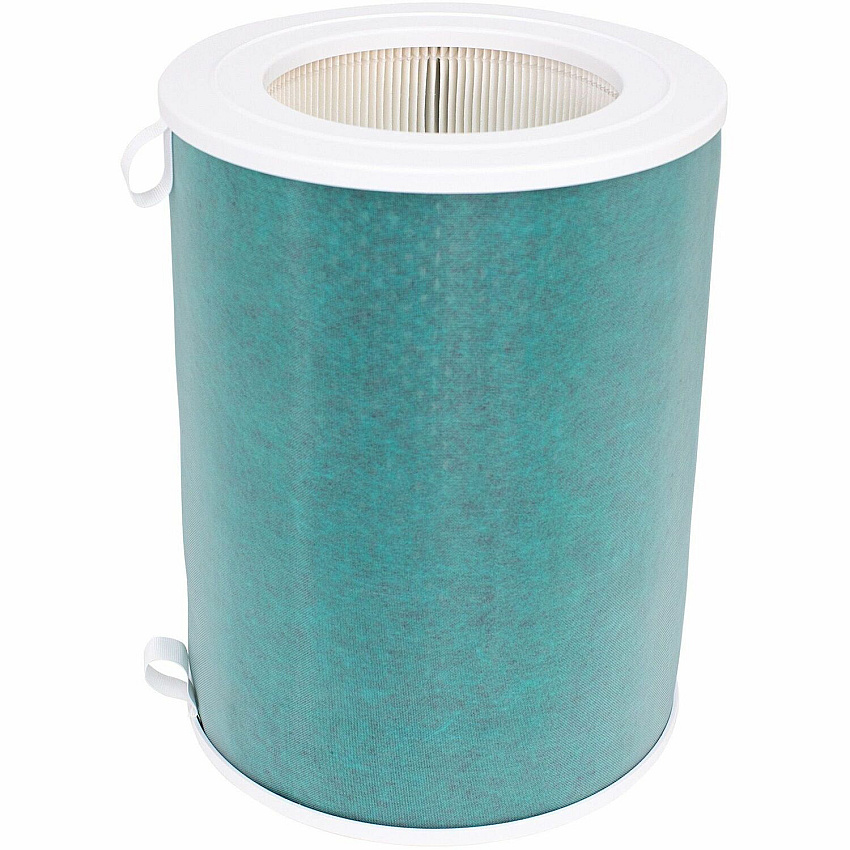 Fellowes AeraMax SE Combo Filter Activated Carbon, HEPA - Remove Allergens, Remove Pollen, Remove Dust, Remove Pet Dander, Remove Smoke - 100% Particle Removal Efficiency - 0.10 &micro;m Particles - 13.4" Height x 10.3" Width x 10.3" Depth - 1 E (9787801)