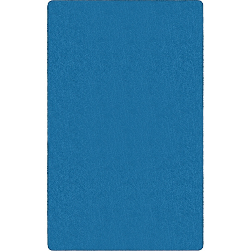 Flagship Carpets Americolors Solid Color Rug Floor Rug - Traditional - 18 ft Length x 12 ft Width - Rectangle - Blue Bird - Nylon, Yarn - 1 Each (AS80BB)