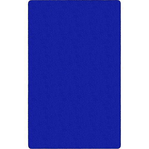 Flagship Carpets Americolors Solid Color Rug Floor Rug - Traditional - 72" Length x 48" Width - Rectangle - Royal Blue - Nylon, Yarn - 1 Each (AS22RB)