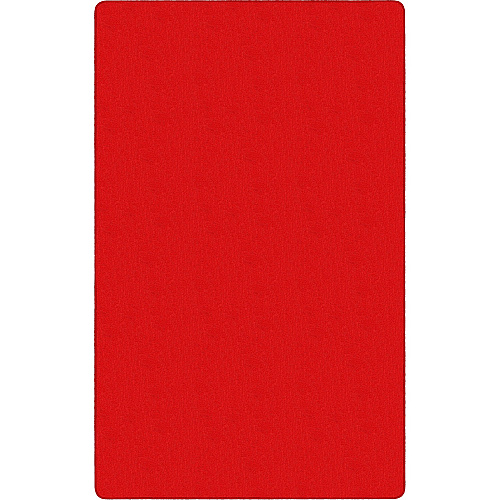 Flagship Carpets Americolors Solid Color Rug Floor Rug - Traditional - 18 ft Length x 12 ft Width - Rectangle - Rowdy Red - Nylon, Yarn - 1 Each (AS80RR)