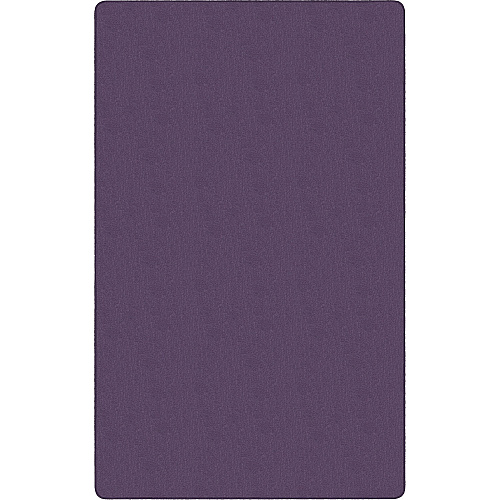 Flagship Carpets Americolors Solid Color Rug Floor Rug - Traditional - 72" Length x 48" Width - Rectangle - Pretty Purple - Nylon, Yarn - 1 Each (AS22PP)