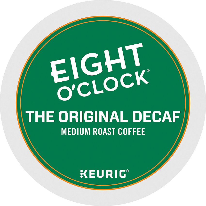 Eight O'Clock&reg; K-Cup The Original Decaf Coffee Compatible with Keurig Brewer - Medium - K-Cup - Arabica - 24/Box - 4 / Carton (6425CT)